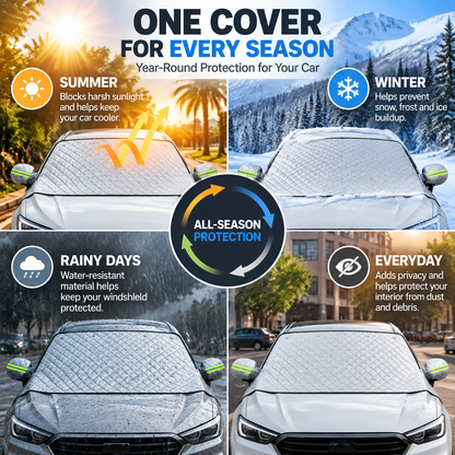 ClearMorning™ Magnetic Windshield Cover